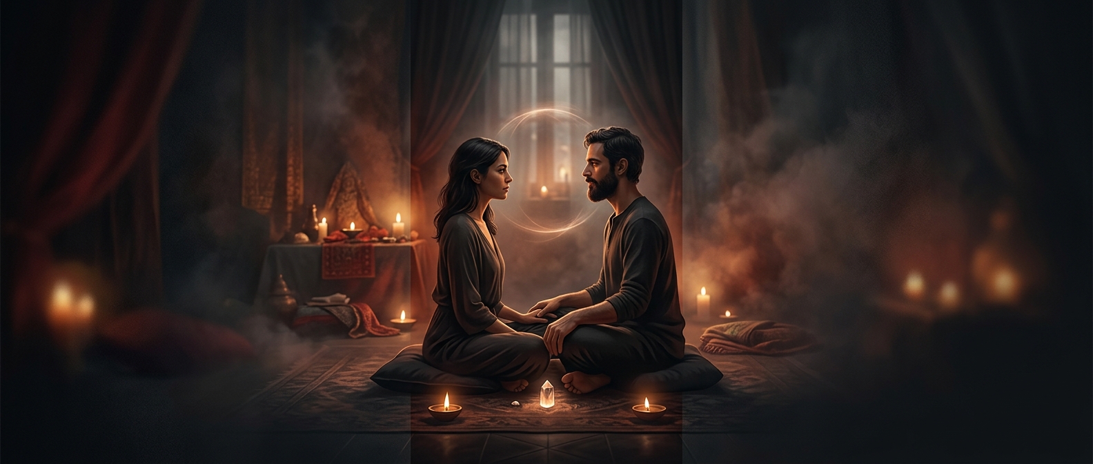 Tantric workshops mostly involve prolonged eye contact