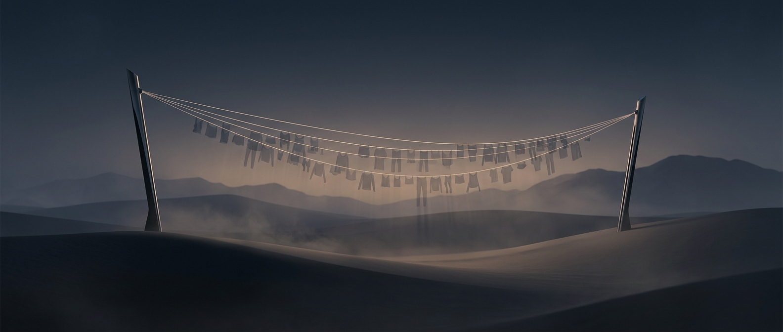 Portable clotheslines stretch out and become useless