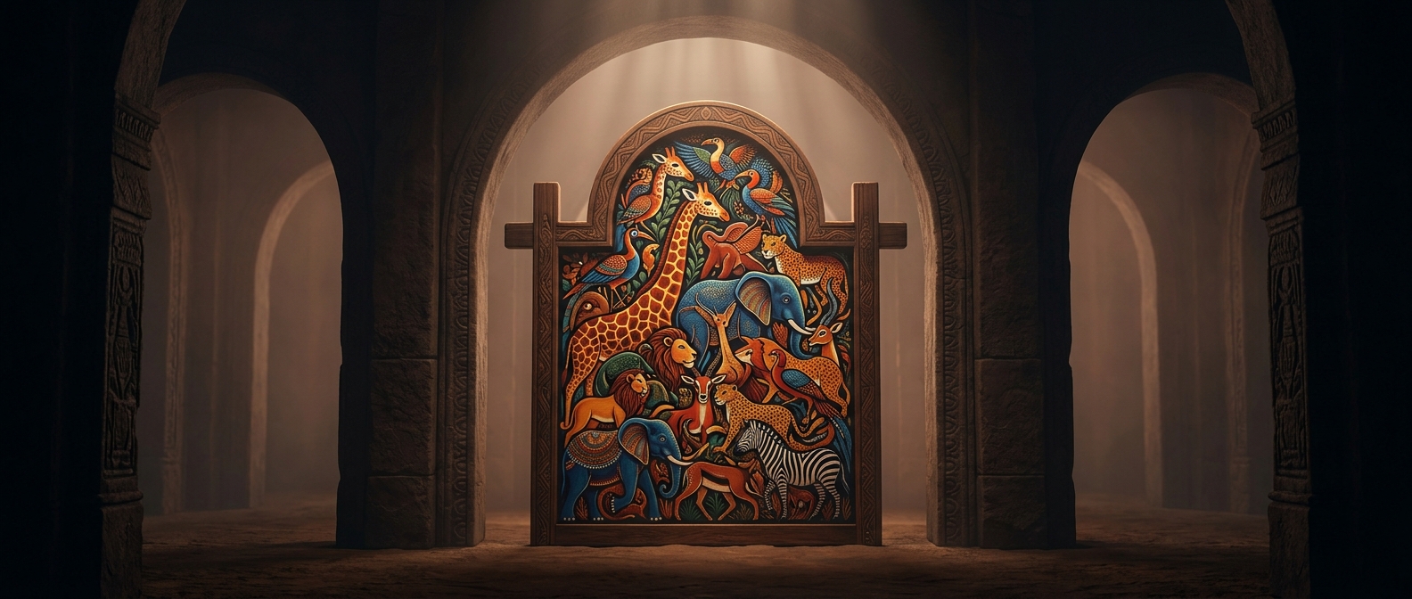 Paintings where every inch is packed with animals