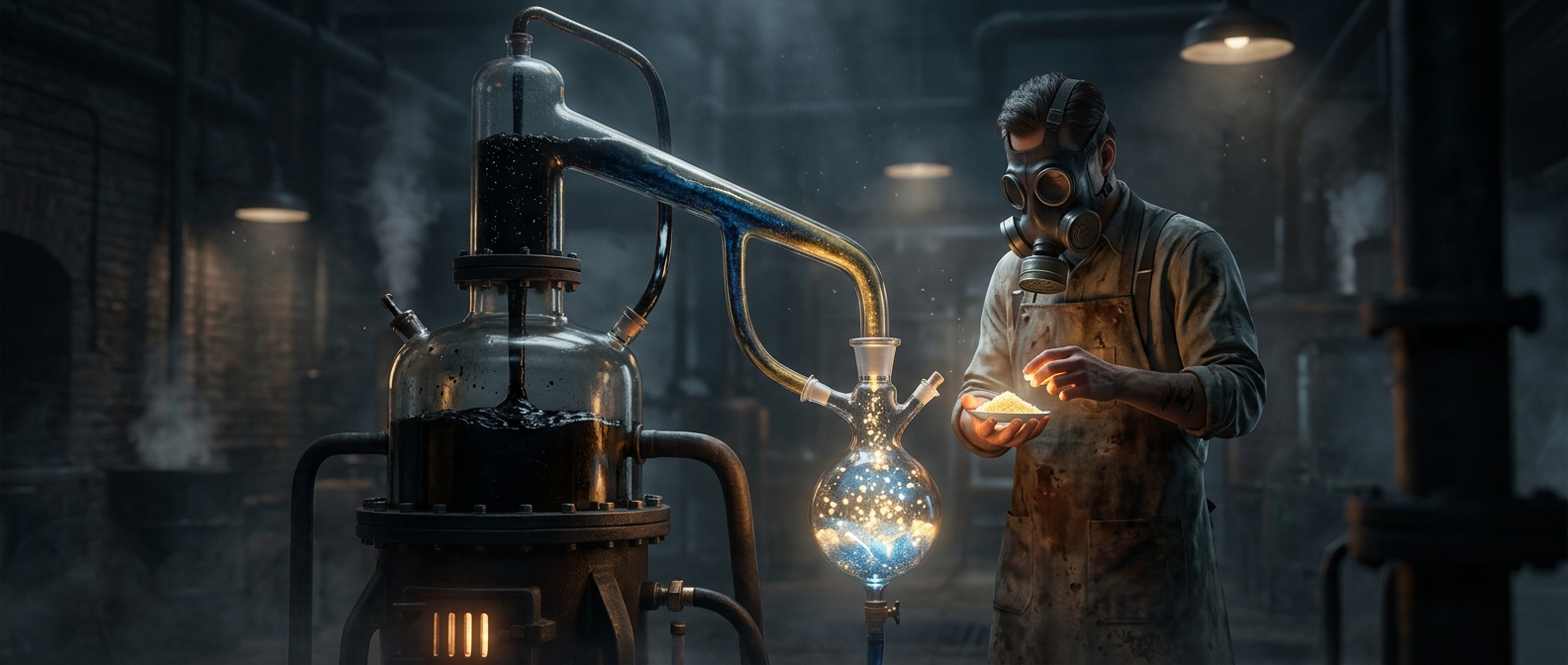 Early synthetic vitamins came from toxic coal tar
