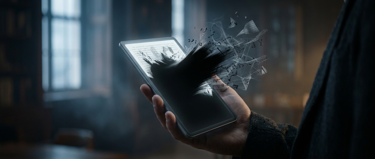 Why your e-reader suddenly flashes black