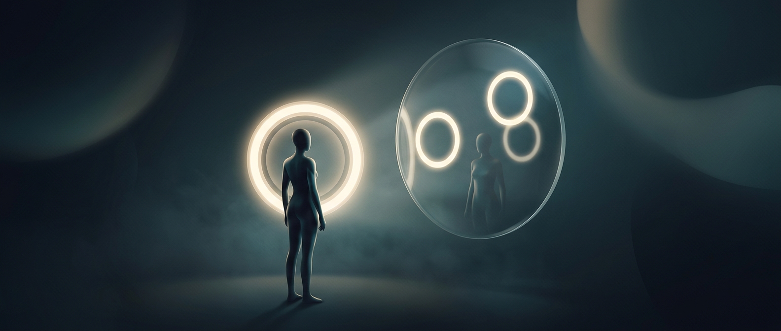 Ring lights create very specific circular catchlights