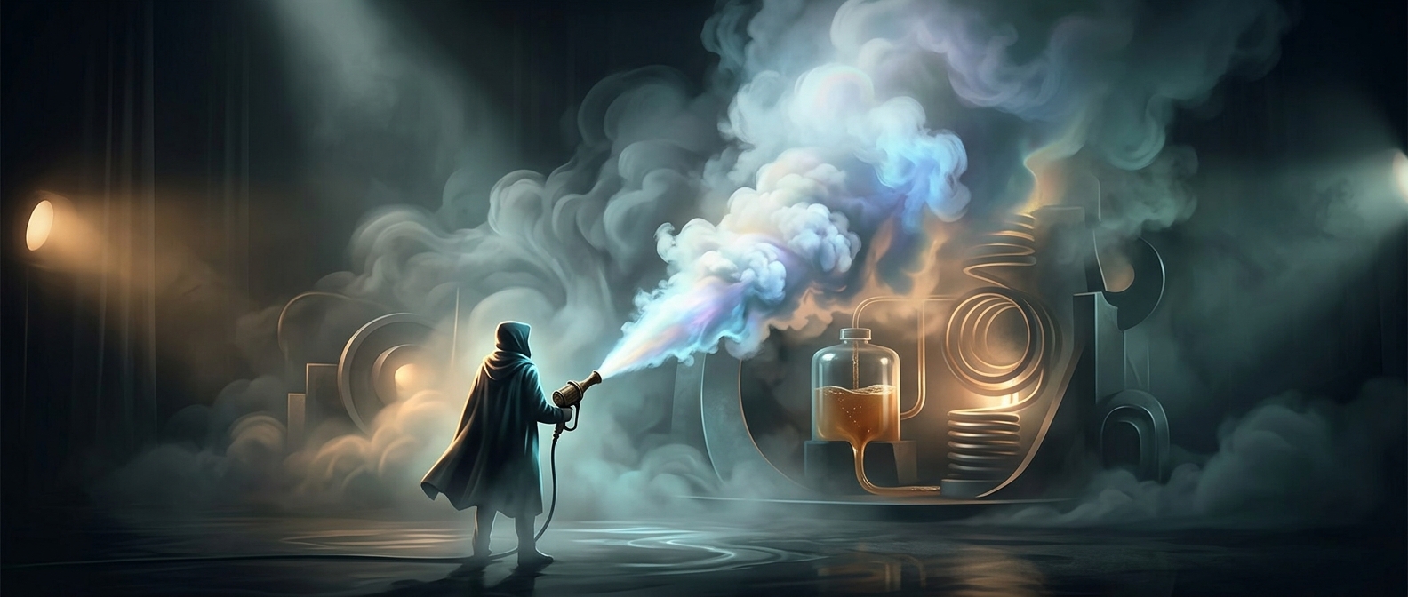 Fog machines use heated glycol to create mist