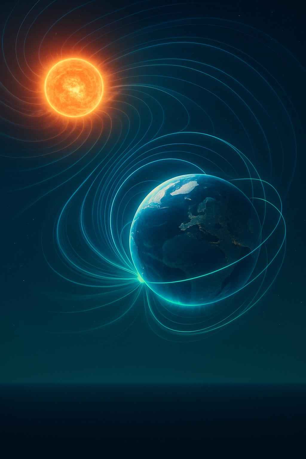 Every minute, Earth’s magnetic field ripples as charged particles from the Sun slam into it—creating auroras we barely glimpse.