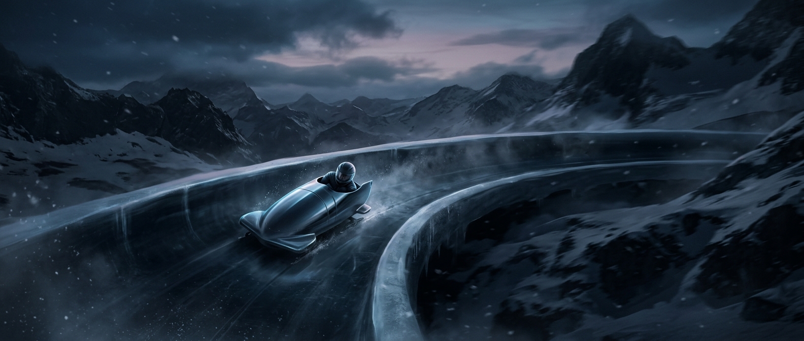Monobobs are standardized single-person racing bobsleds