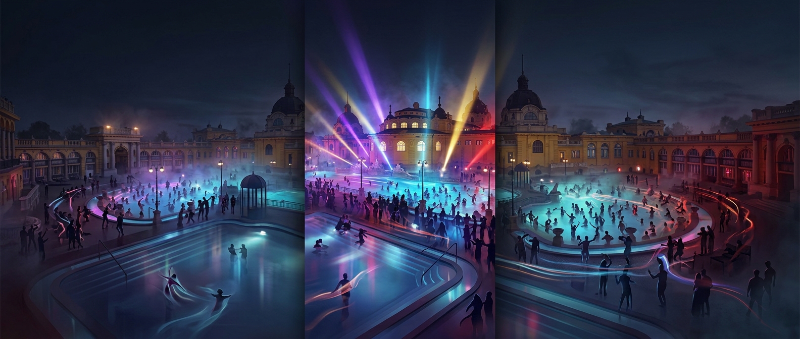 Budapest's historic baths turn into giant raves