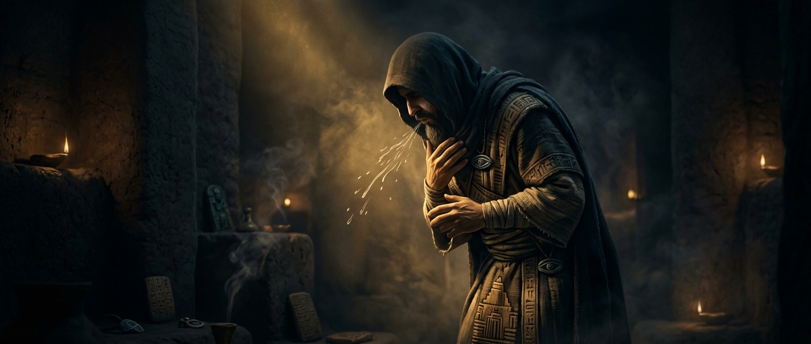 Ancient Mesopotamians believed the ultimate cure for the dreaded evil eye was aggressively spitting on yourself