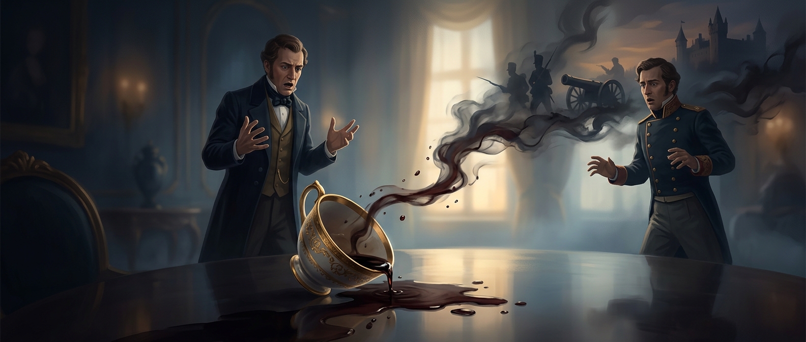 A spilled pint helped start a war
