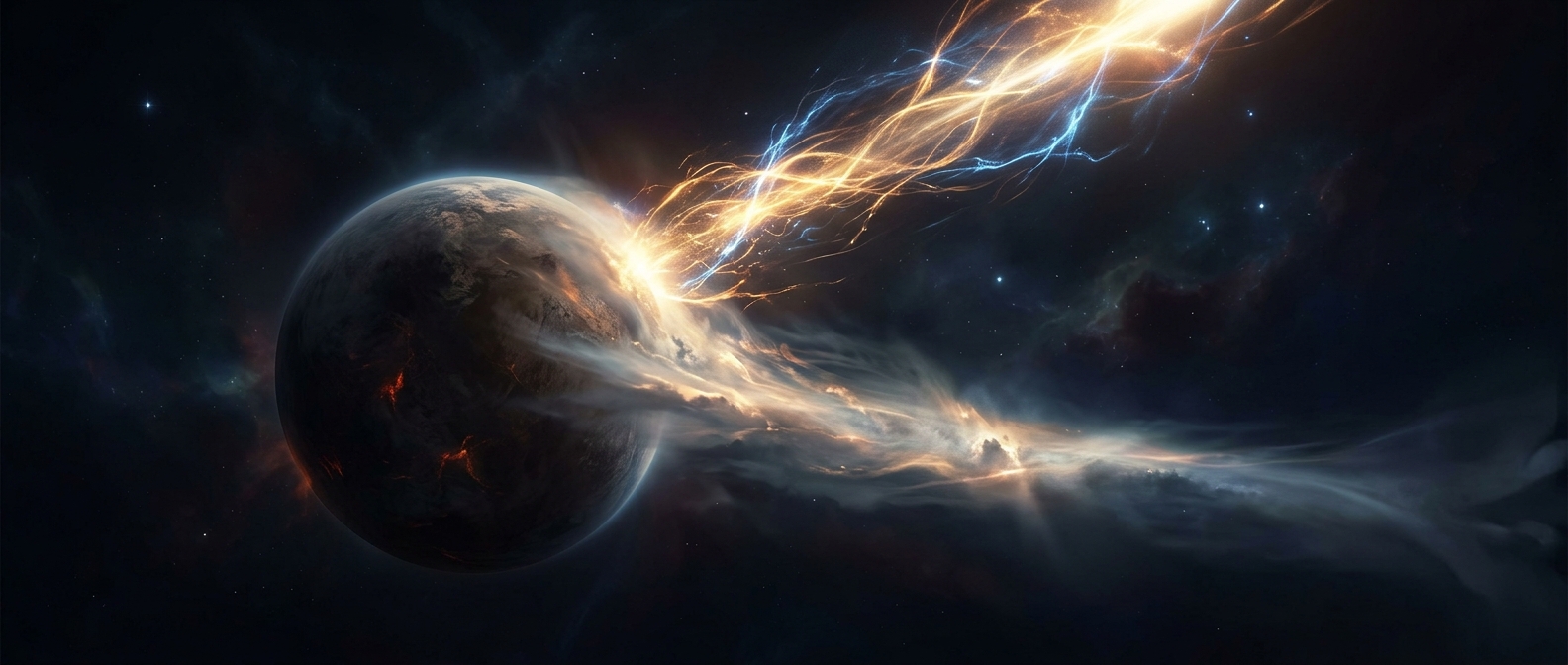 How solar wind can strip a planet bare