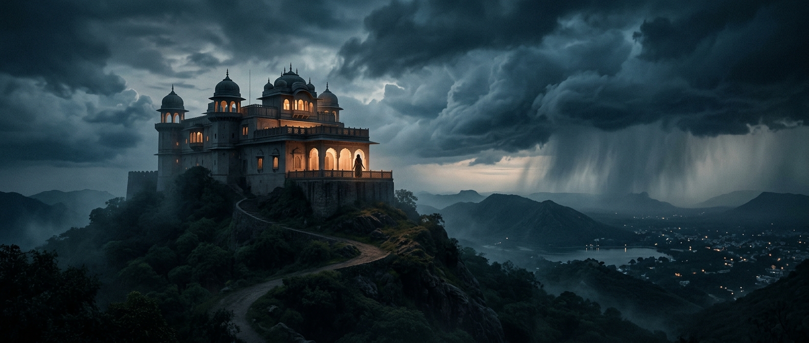 The palace built for watching monsoon clouds