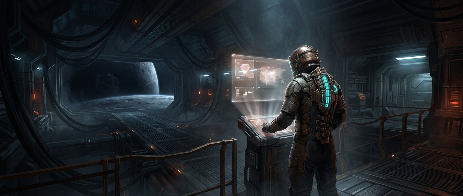 Dead Space hides its interface in the game world