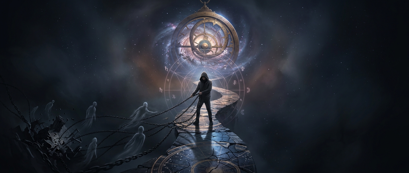 Evolutionary astrology claims your current birth chart is a direct result of terrible choices made in past lives