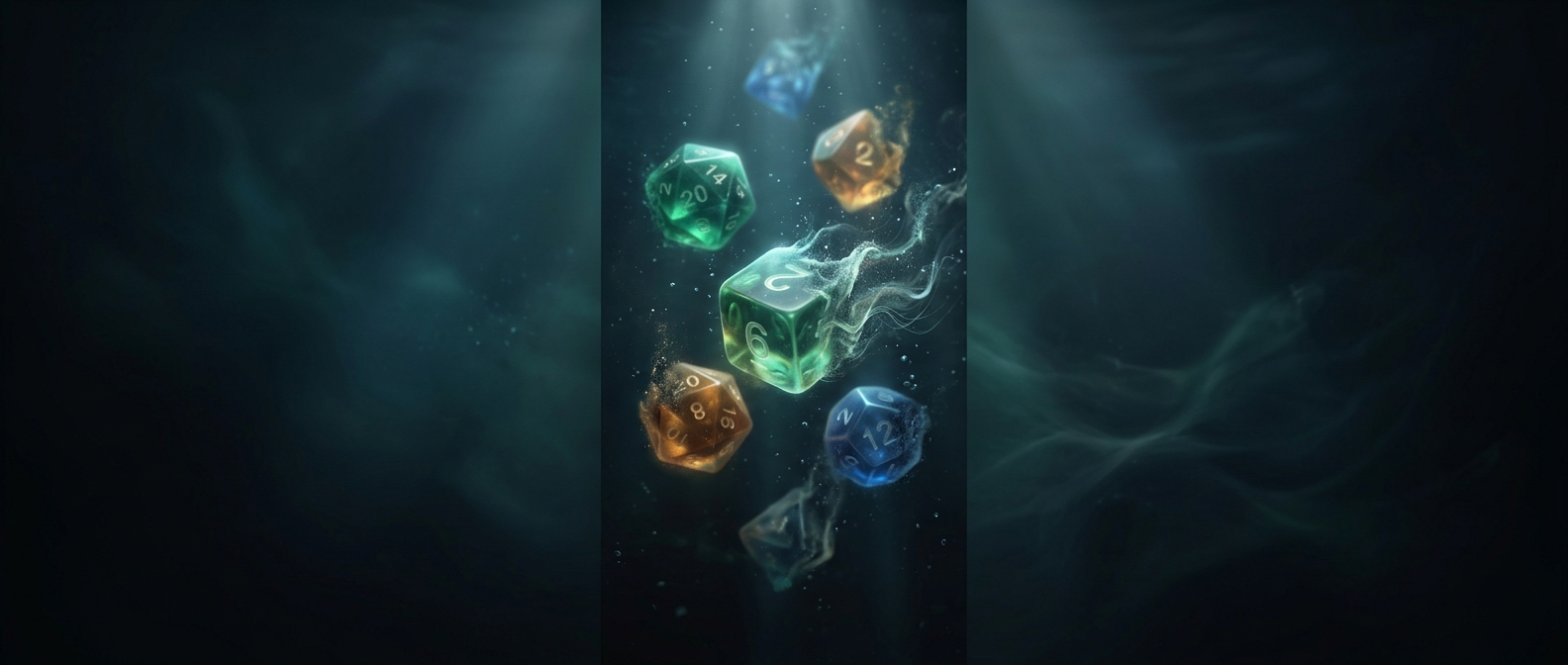 Why some dice slowly dissolve in water