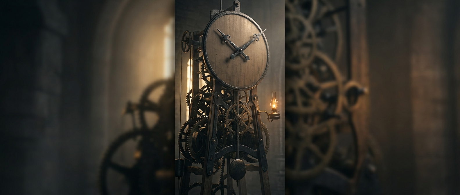 The first clocks told time without numbers