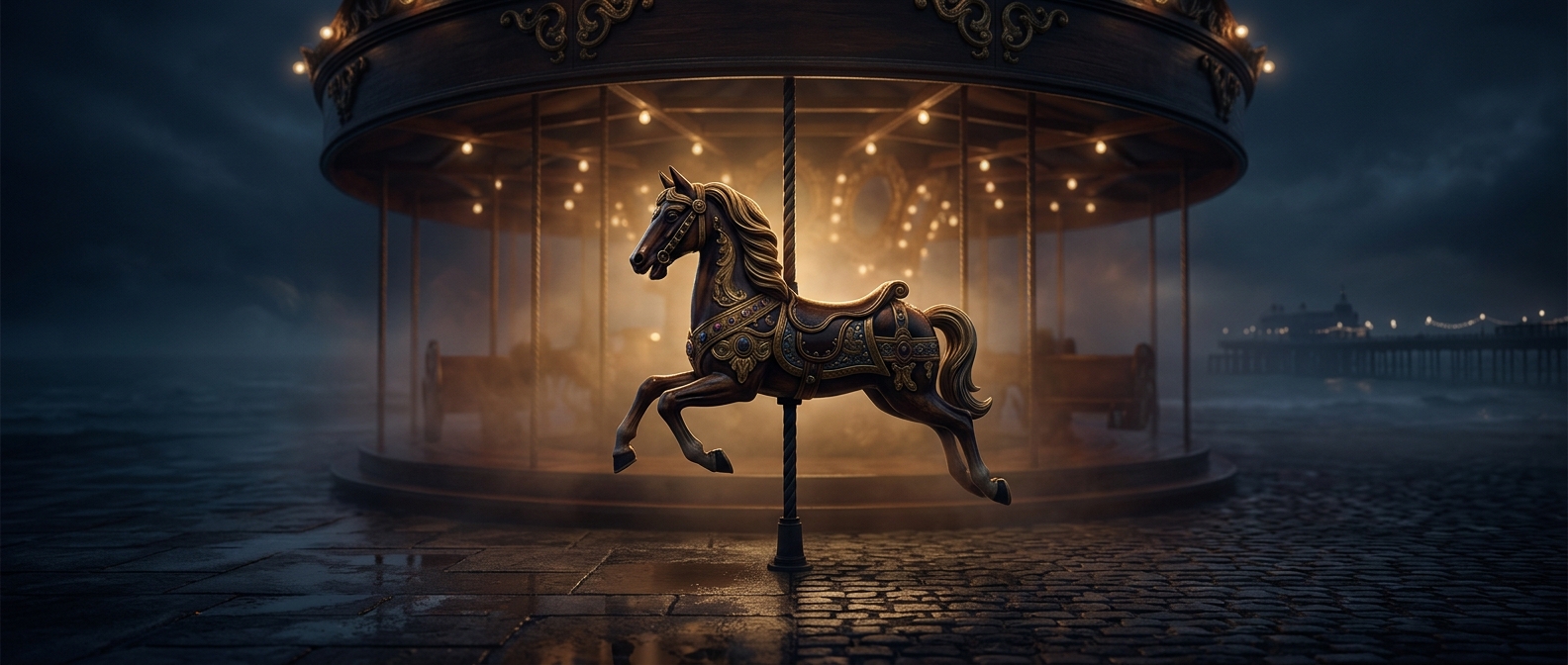 British carousel horse directions