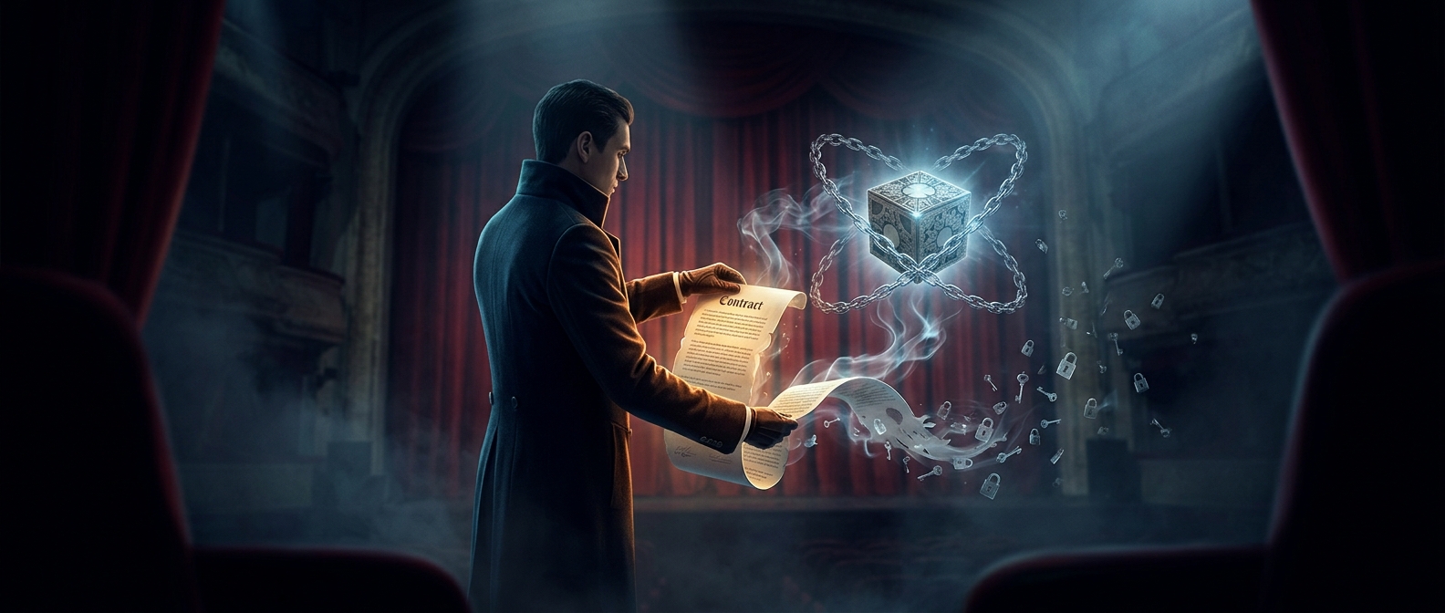 Stage magicians fiercely guard secrets using strict contracts