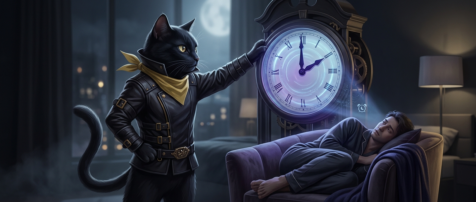 Кот из Persona решает, когда вам спать