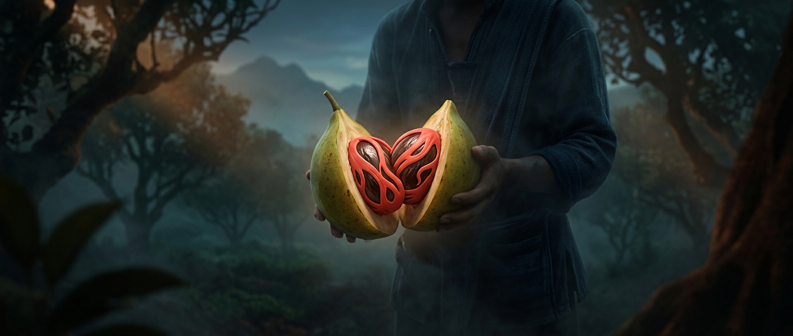Nutmeg and mace come from the same fruit