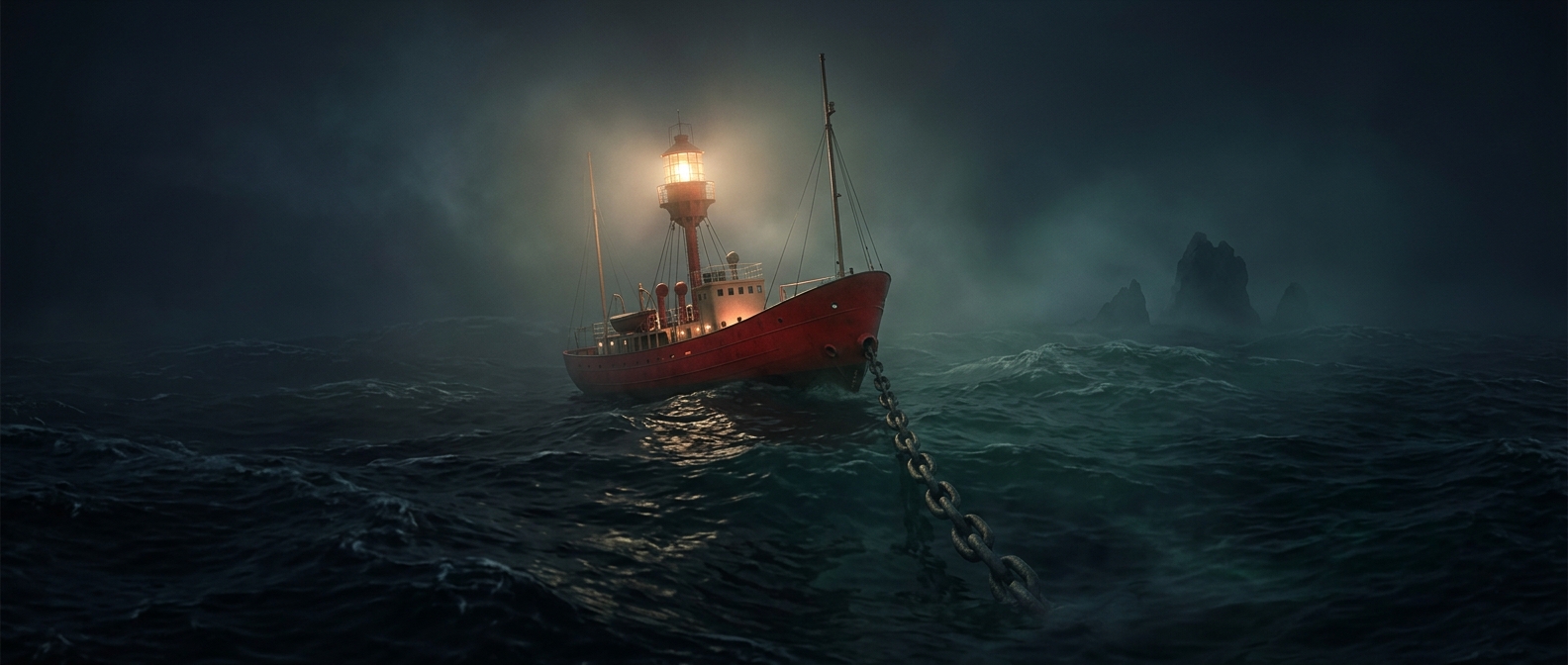 When a ship becomes a lighthouse