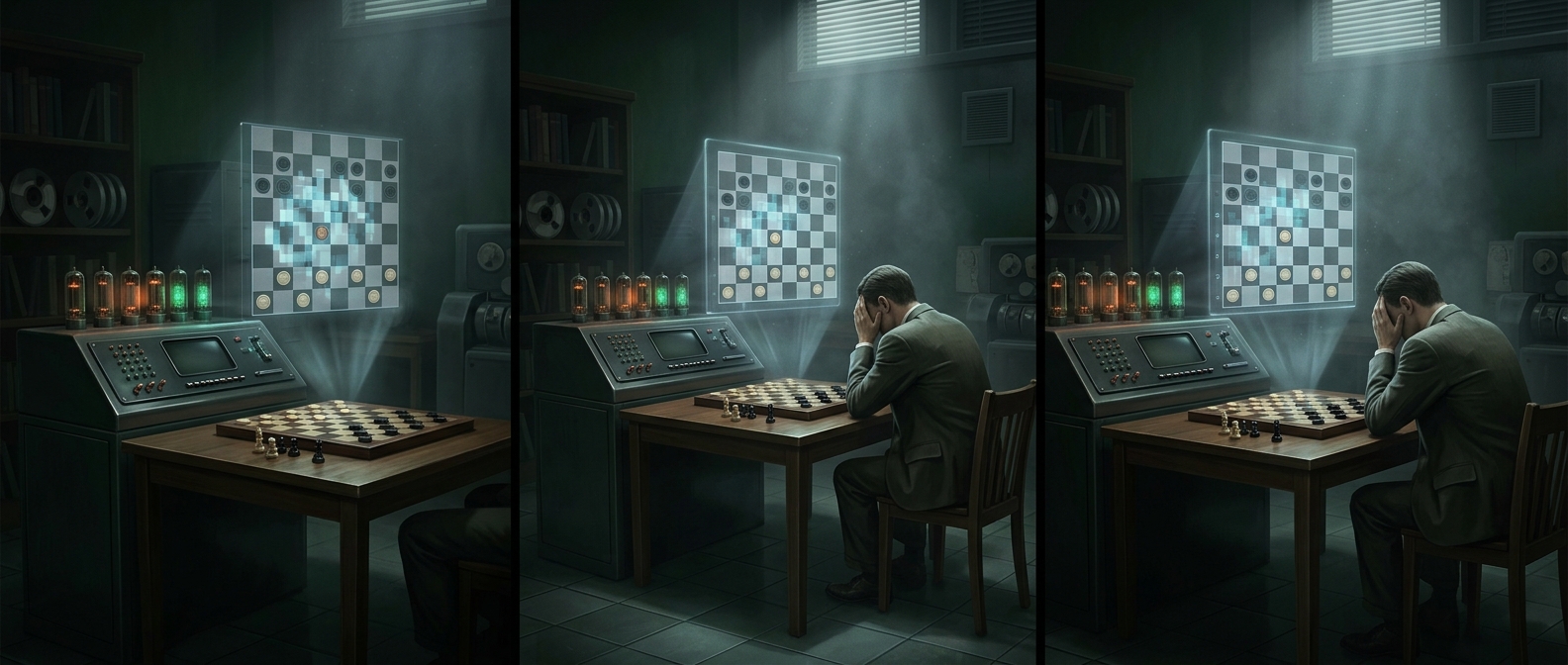 The first AI program played checkers