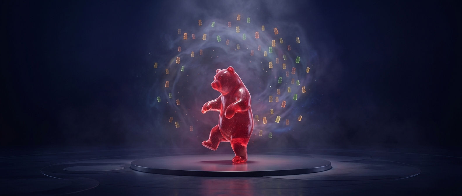 Gummy bears began as dancing bears