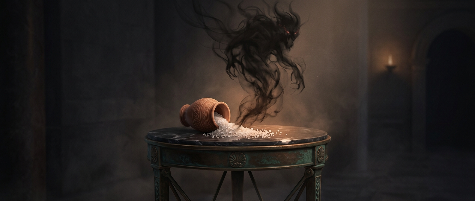 Romans believed spilling salt summoned evil
