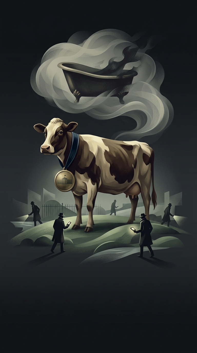 Президент США Уильям Тафт никогда не застревал в ванне, но держал корову по кличке Полин Уэйн, которая паслась на лужайке Белого дома.