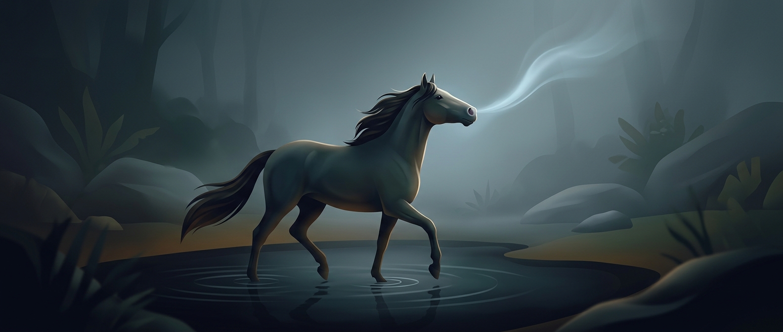 Why horses can breathe only through their noses