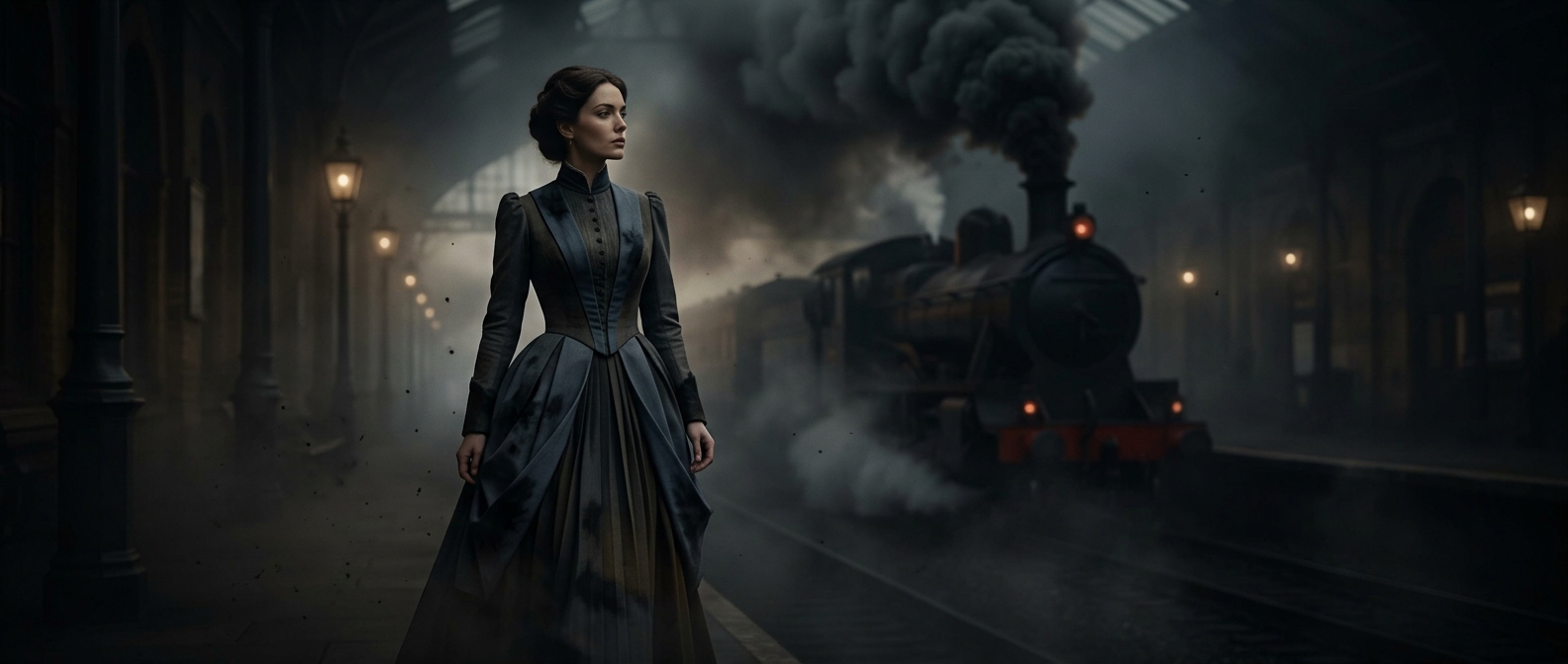Why train travelers wore dark clothes