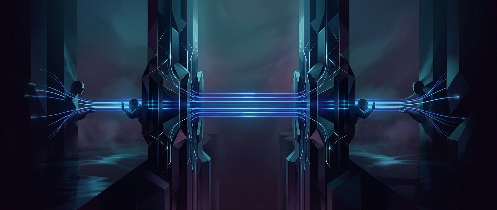 Symmetric connections provide equal transmission speeds