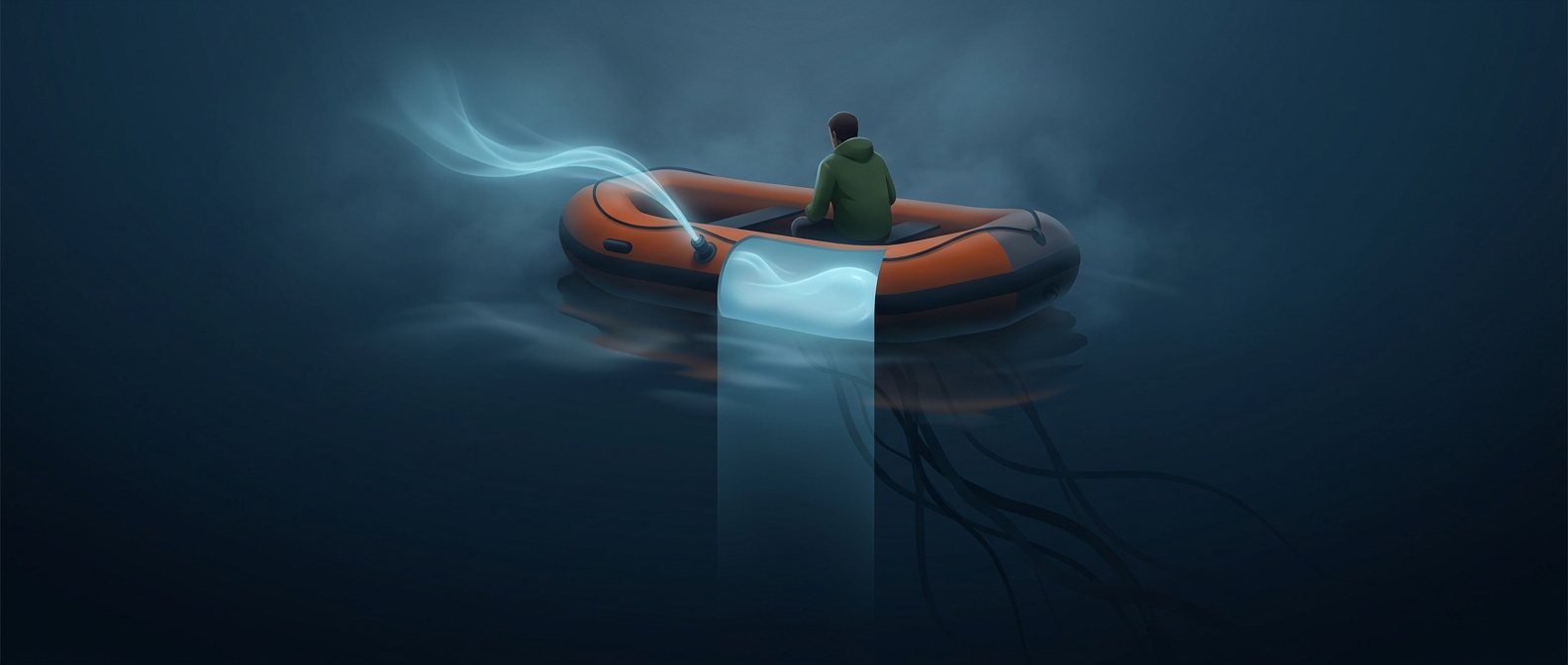 Inflatable dinghies depend entirely on trapped air