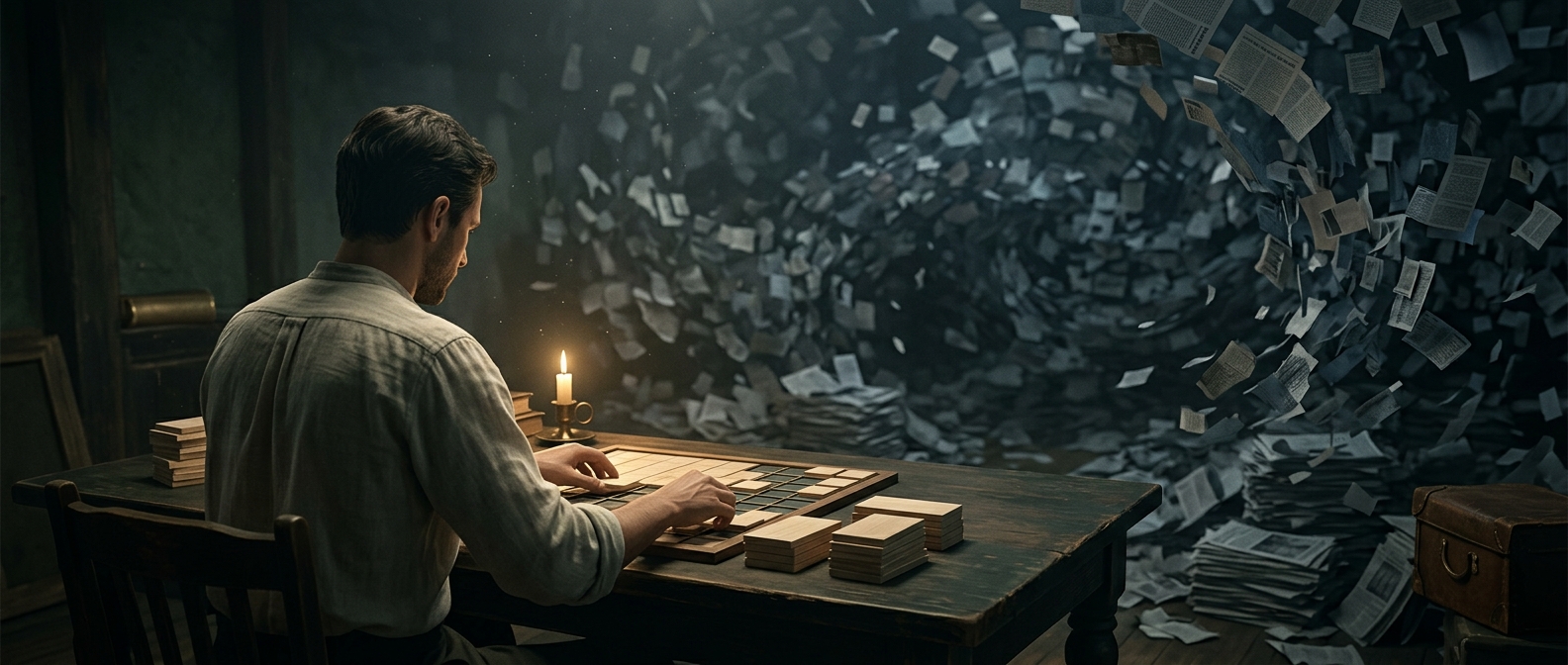 Scrabble's letter supply was counted from newspapers