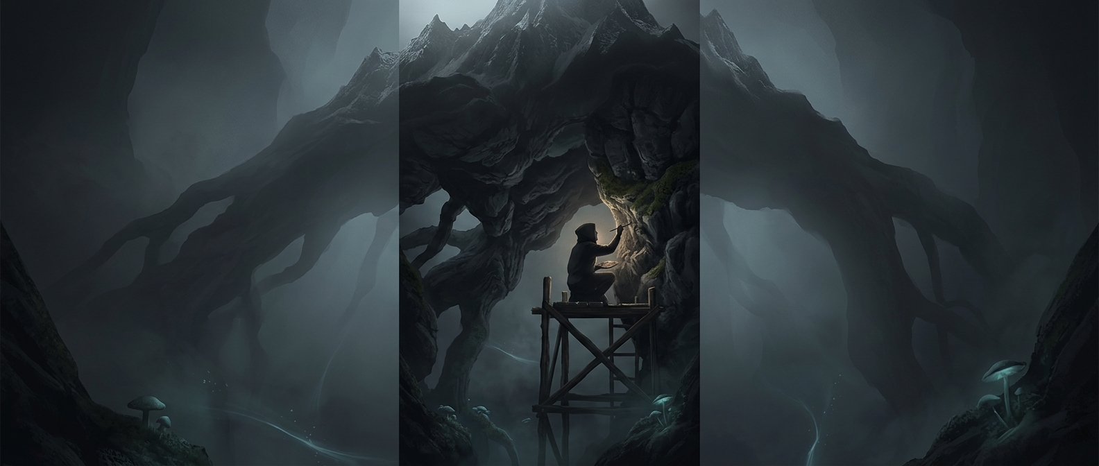 Skyrim's artists painted rocks players couldn't see