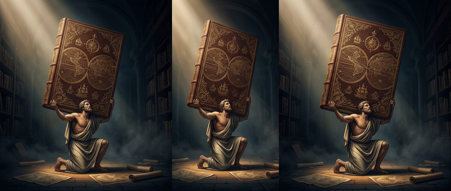 Why maps are called atlases