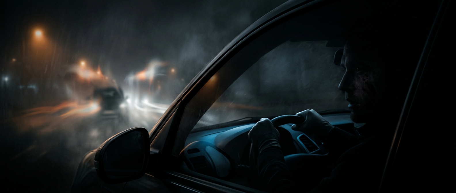 Darkly tinted vehicle windows make night driving terrifying