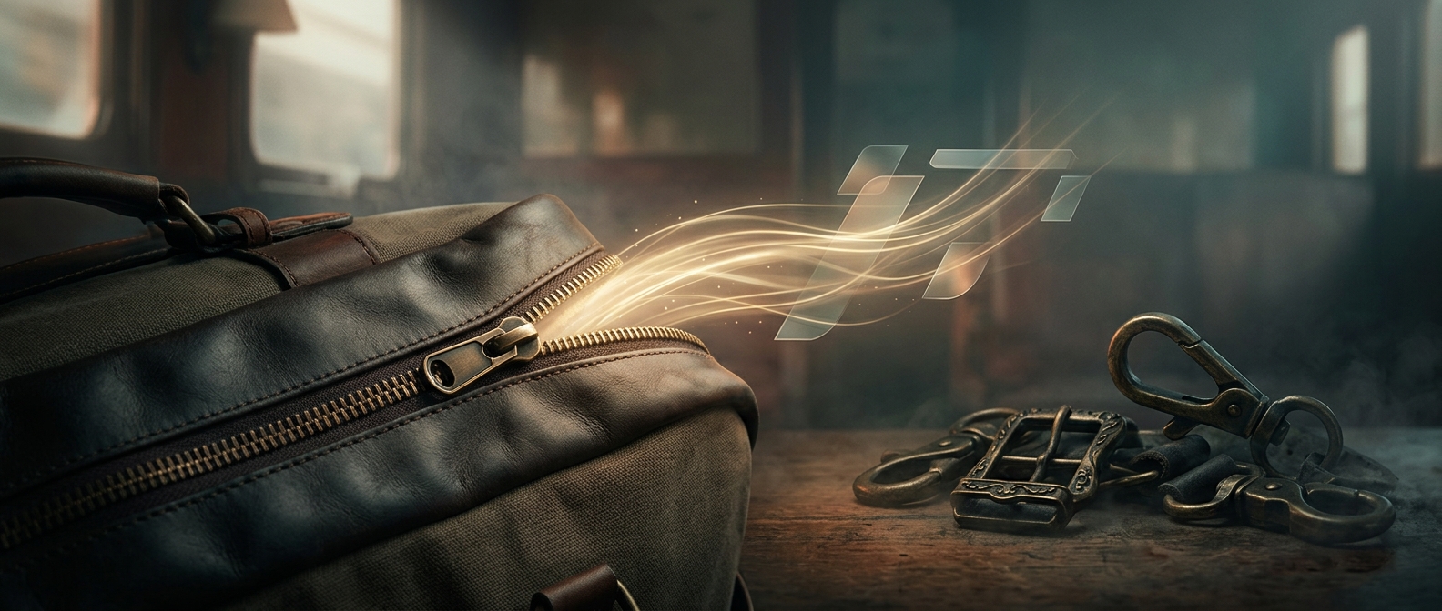 How zippers made luggage dramatically lighter