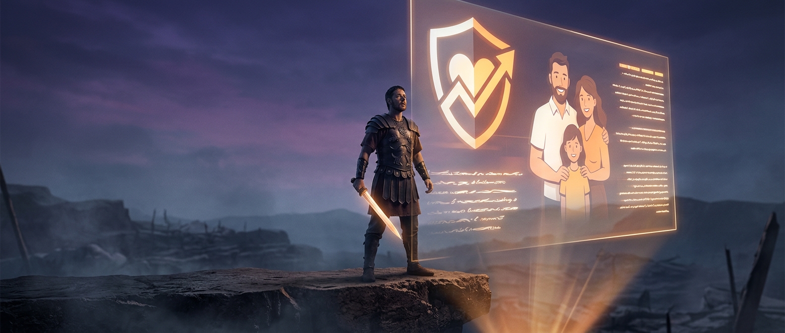 Purposefully interrupting an incredibly intense narrative moment to aggressively sell you premium life insurance
