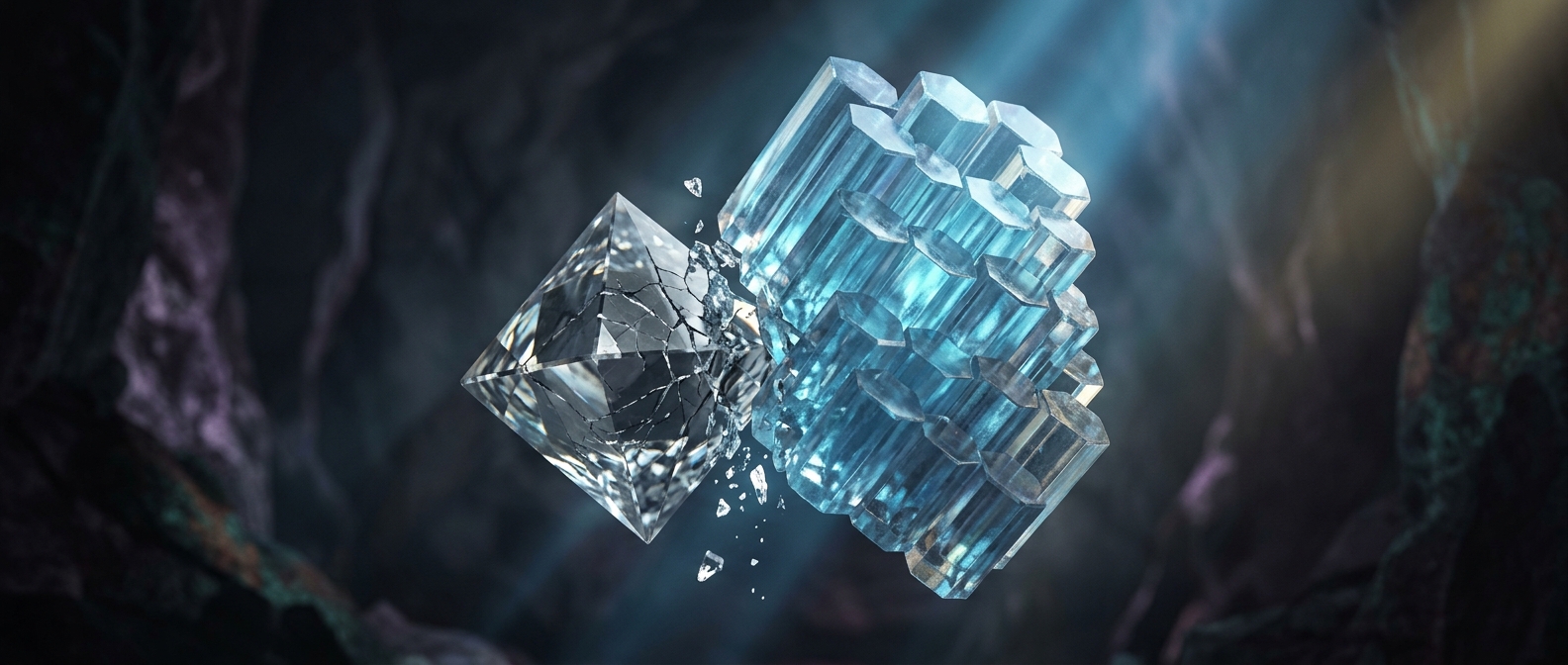 The meteorite-made crystal harder than diamond