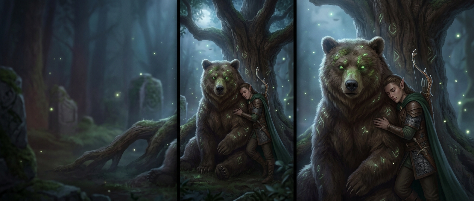 In this game, a druid can turn into a bear