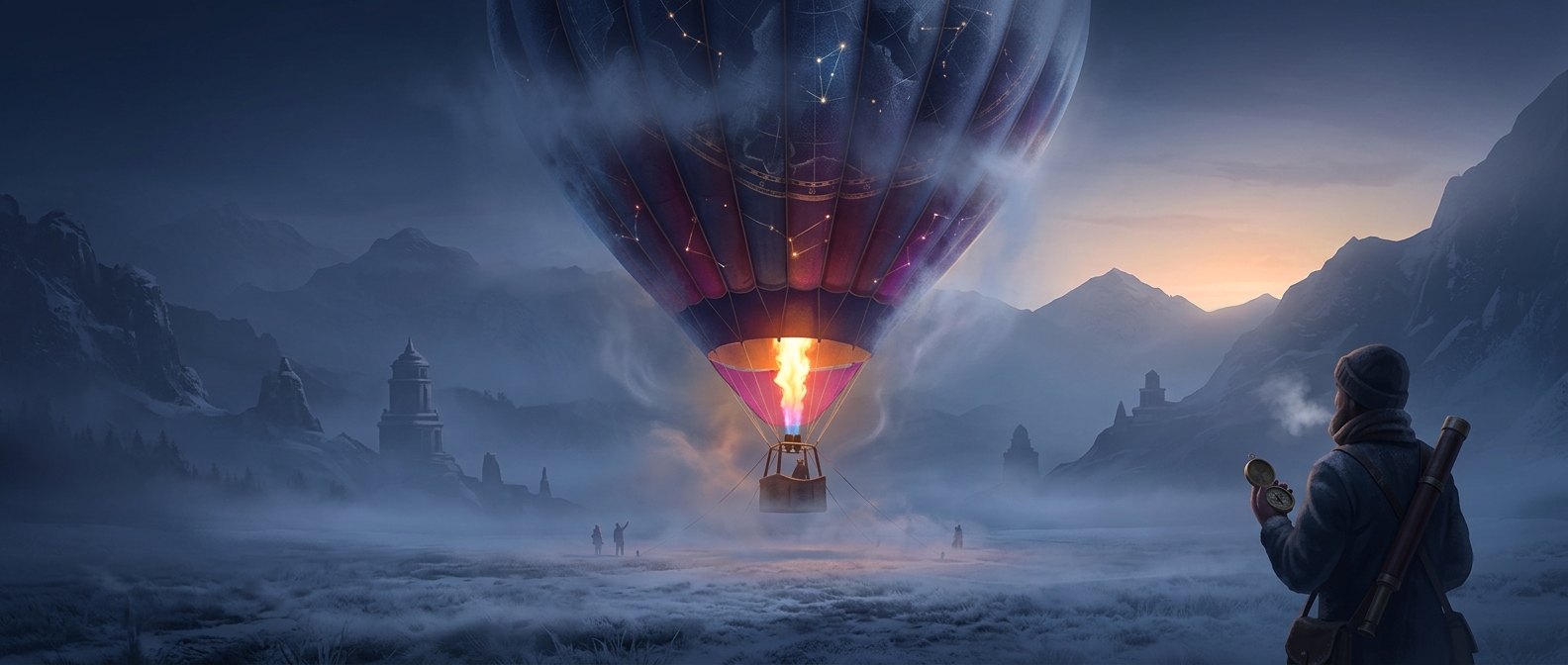 Why hot-air balloons prefer freezing mornings