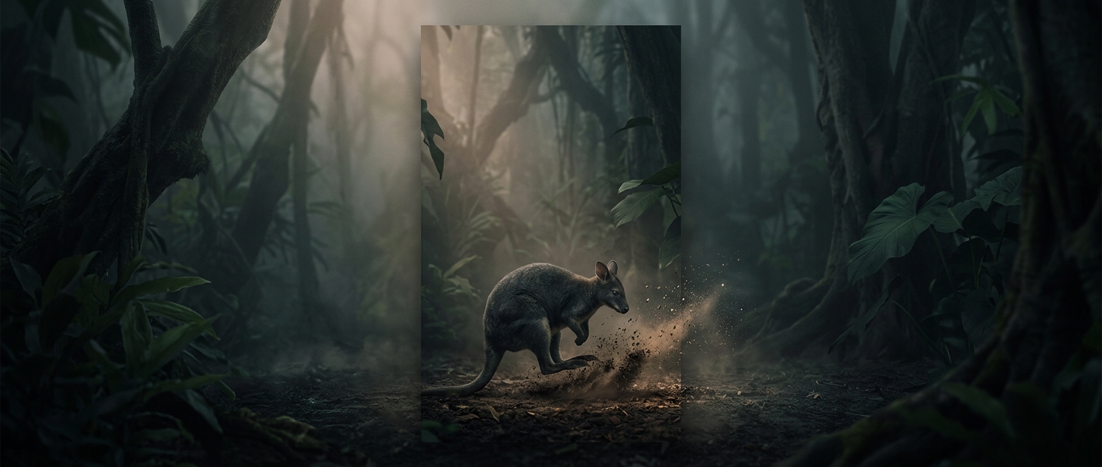 Tiny marsupials stomp when rivals get too close