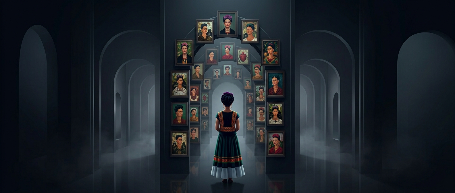 Frida Kahlo painted exactly fifty-five unique self portraits
