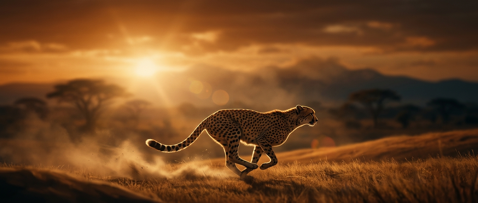 How slow motion makes a cheetah look superhuman