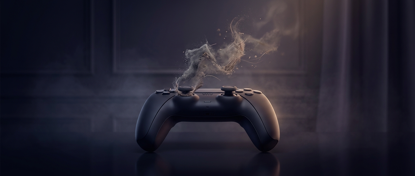 Your game controller is covered in dead skin