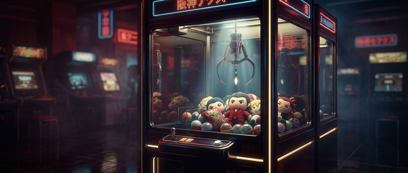 Yakuza Like a Dragon features fully functioning claw machines