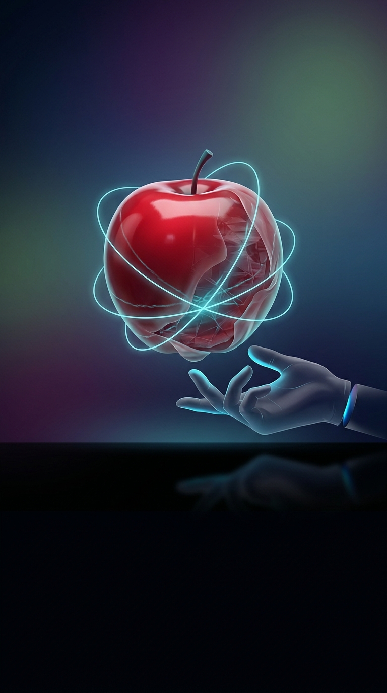 What is the slightly deceptive truth about those flawless, incredibly shiny apples you buy at the grocery store?