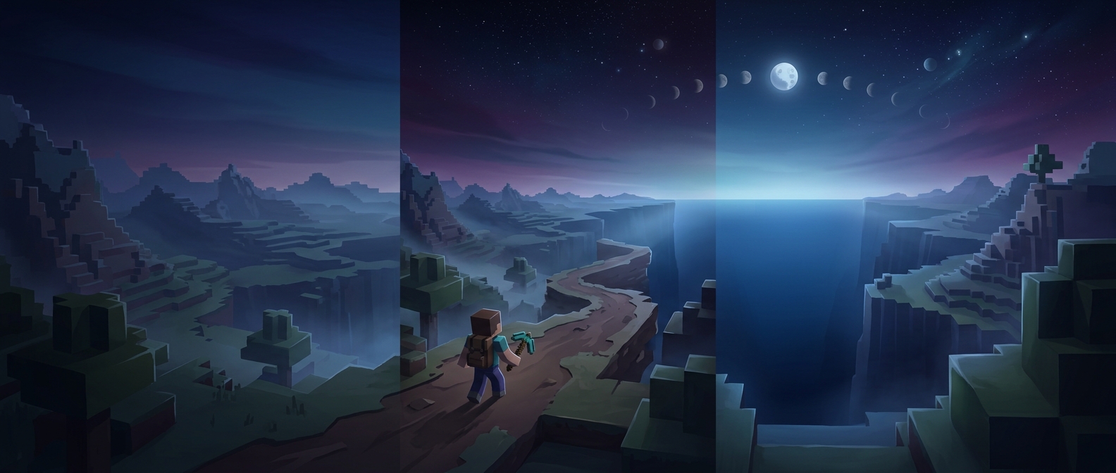 Walking to Minecraft's edge takes 34 days