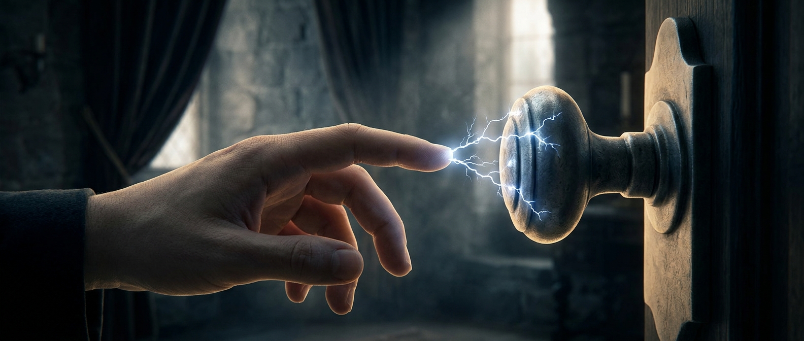 A static shock is miniature lightning
