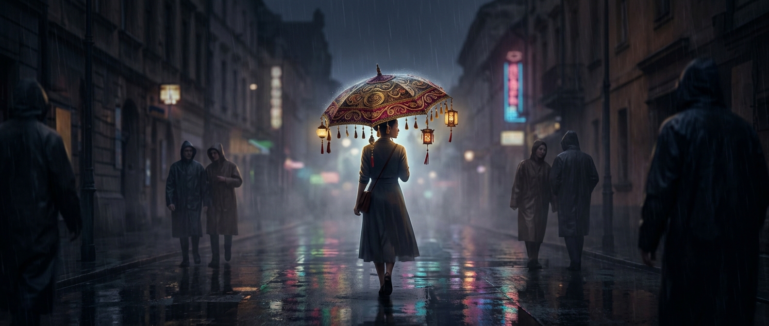 Why umbrellas once made you look suspicious