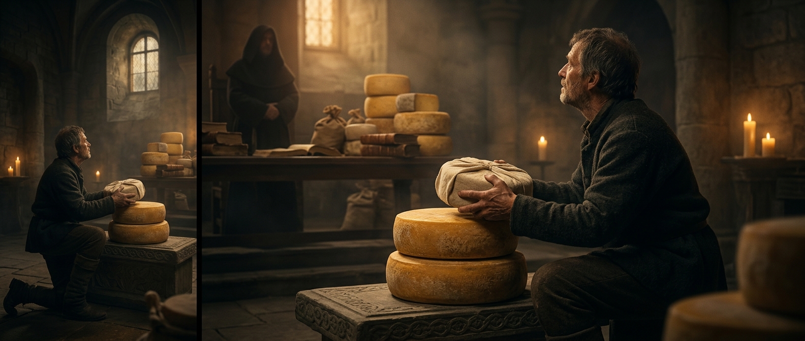 When medieval peasants paid taxes in cheese